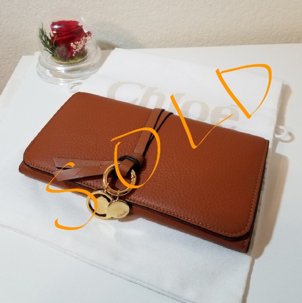 NWT Chloe Alphabet long wallet